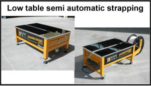 Strapping Systems low table semi automatic strapping