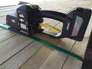 Strapping Systems NZ Ltd Fromm P329 Battery PET Tool Timber