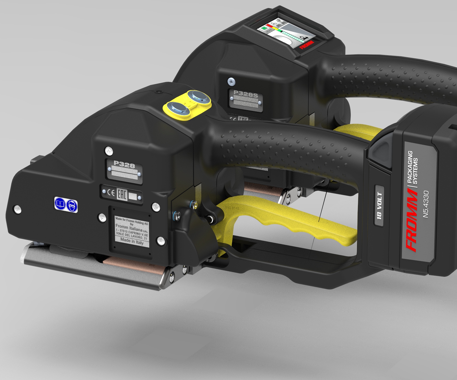 Fromm Battery Strapping Tools go Touch Screen P329S / P328S